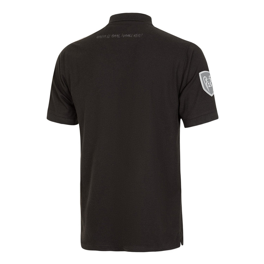 Mens Polo Shirt Black | UEFA Champions League 15