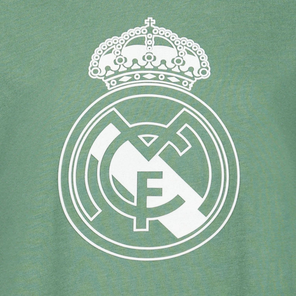 Kids Color Crest T-Shirt Dark Green Real Madrid