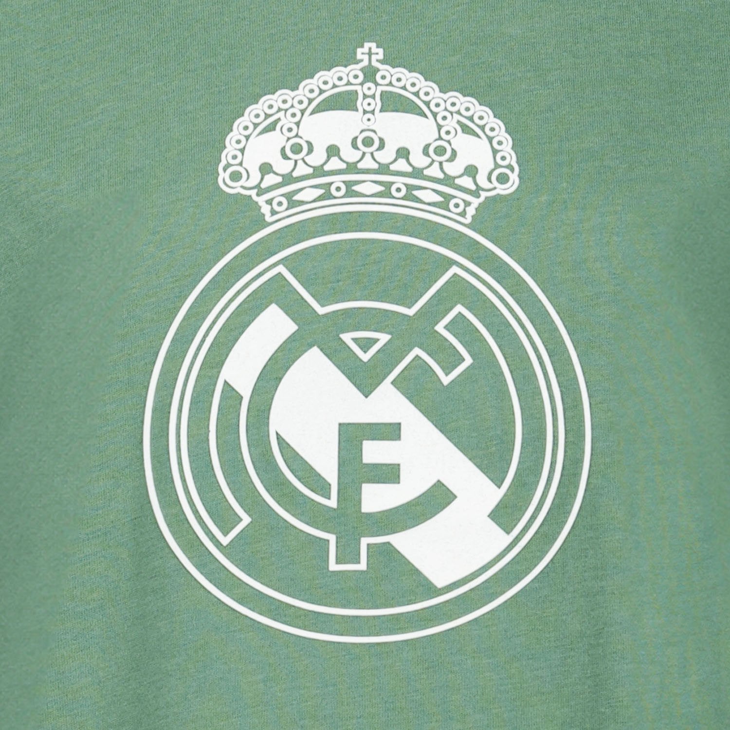 Kids Color Crest T-Shirt Dark Green Real Madrid