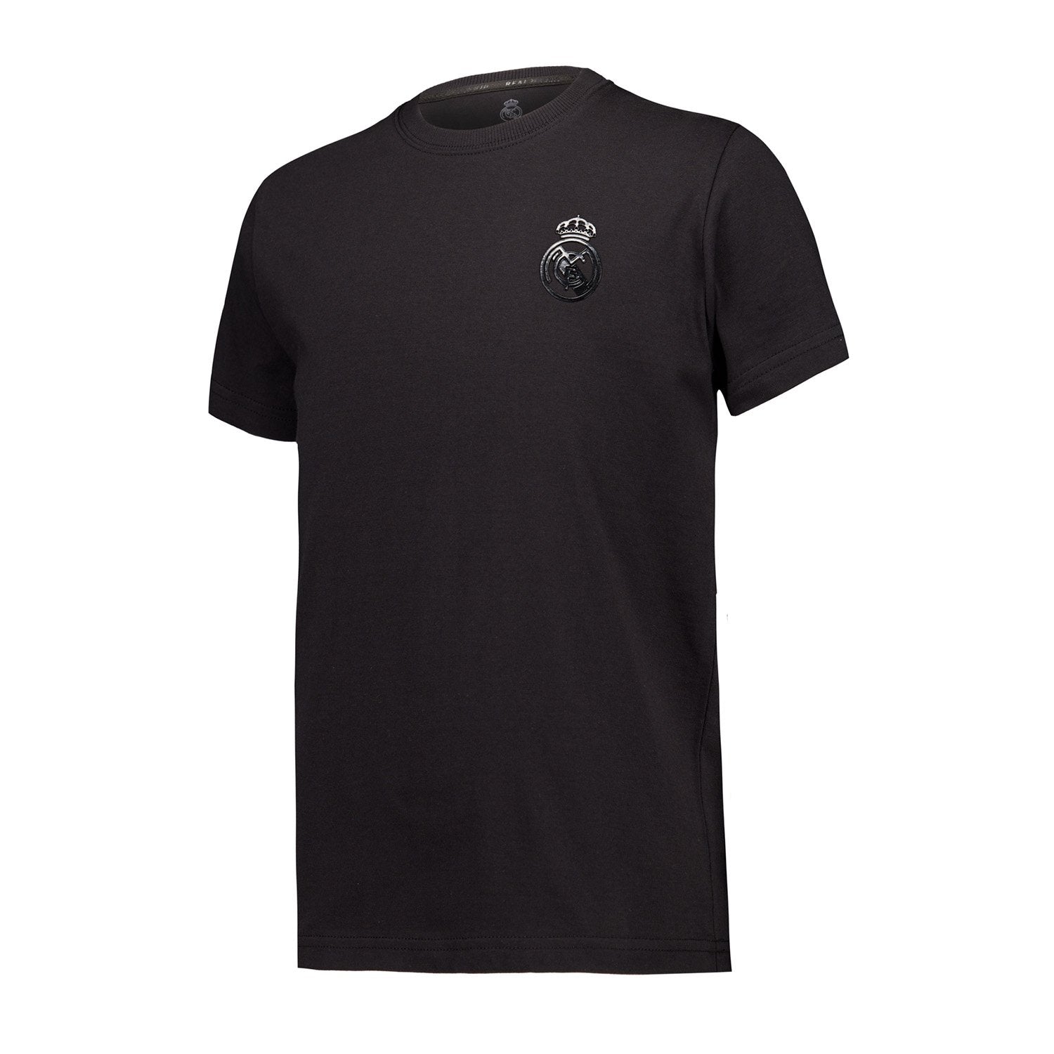 Kids Blackout T-Shirt Globe Backprint Black Real Madrid