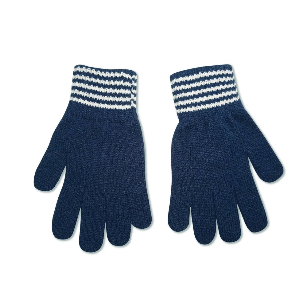 Kids Winter Navy Gloves Real Madrid