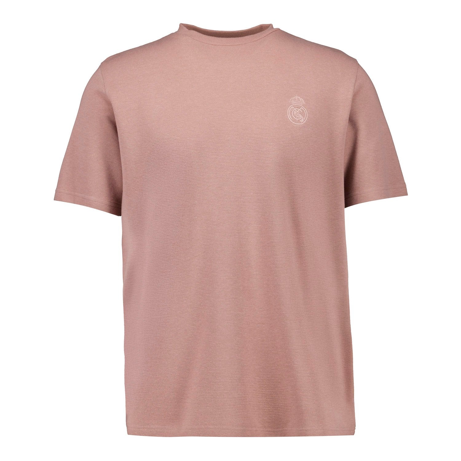 Mens Plum Noir Rib T-Shirt Dusky Pink