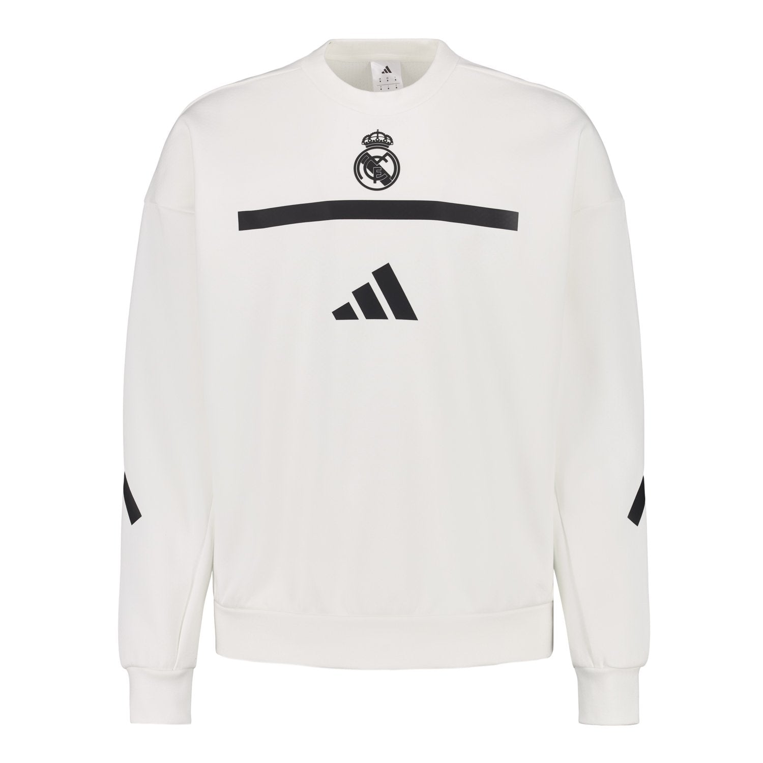 Mens adidas Real Urban Crew Sweatshirt White