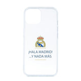 Funda iPhone 15 ¡Hala Madrid! Transparente Real Madrid