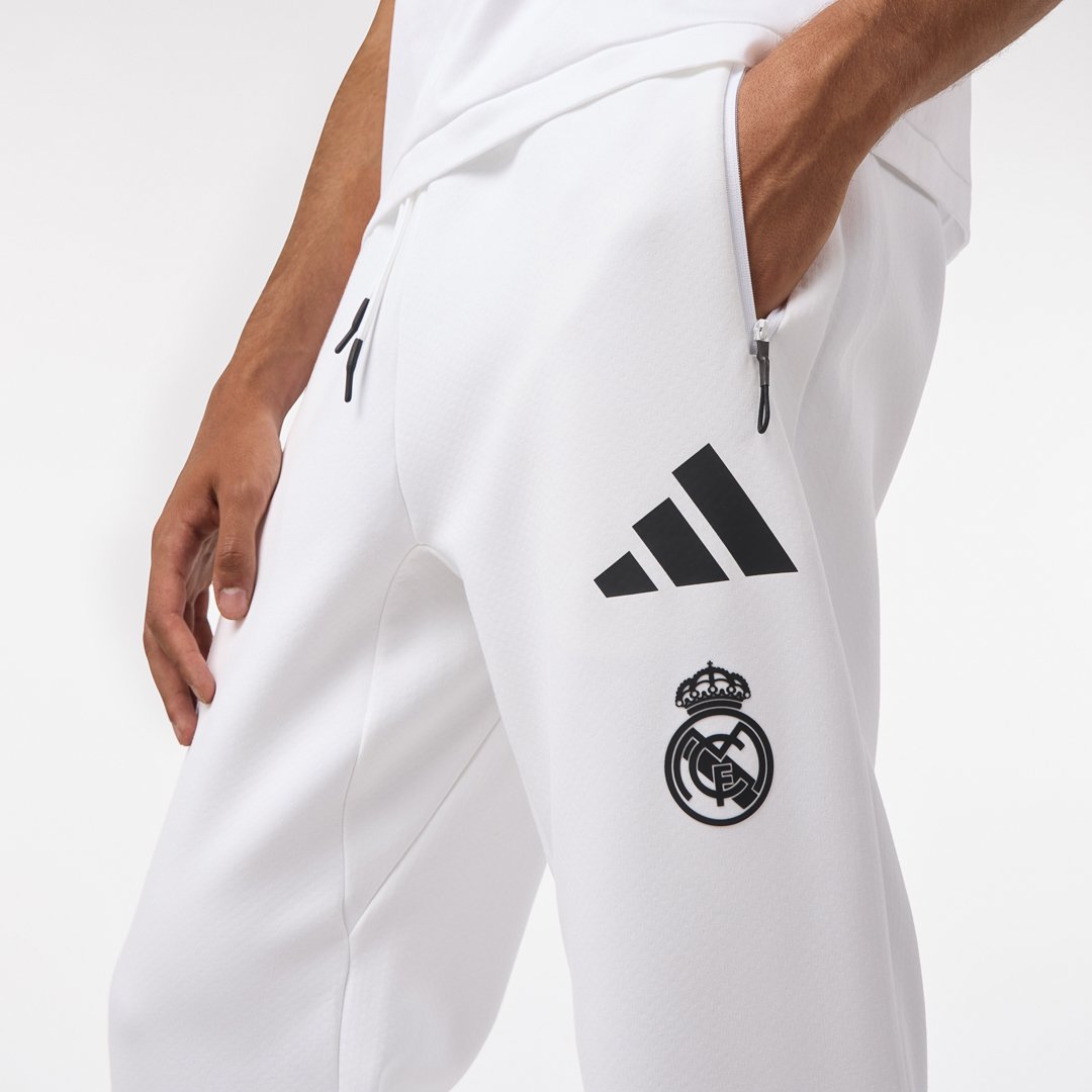 Mens adidas Real Urban Trousers White – The Official Real Madrid