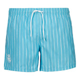 Men’s Aquamarine Stripe Swim Shorts