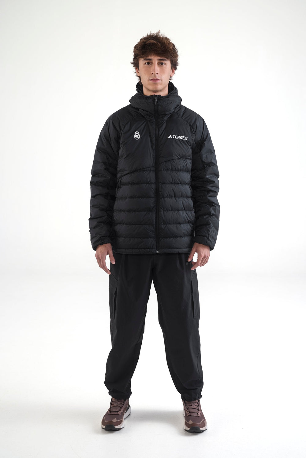 Mens adidas Terrex CLIMAWARM+ Rain Jacket Black