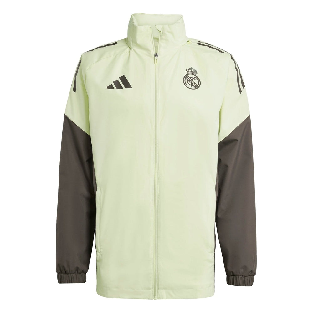 Mens adidas Training All Weather Jacket 25/26 Lime Green