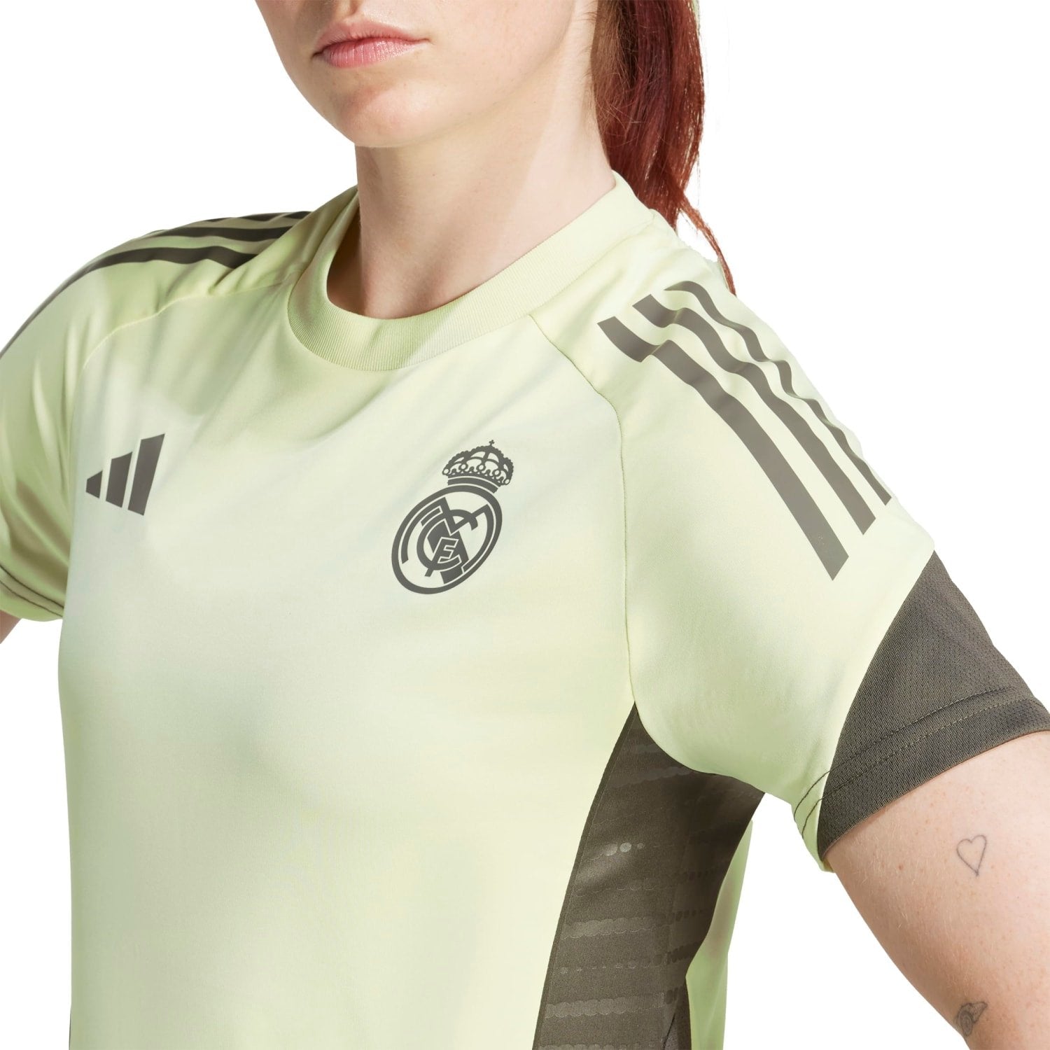 Womens adidas Training Shirt 25/26 Lime Green