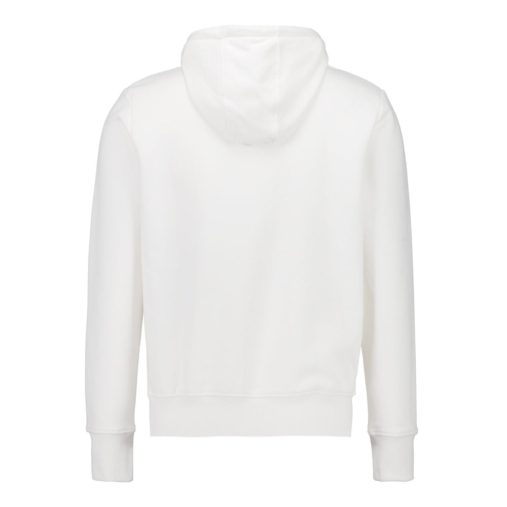 Mens Blackout Hoodie Crest White Real Madrid