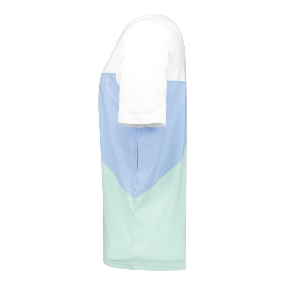 Mens Pastel Diagonal Panel T-shirt Multicolor Real Madrid