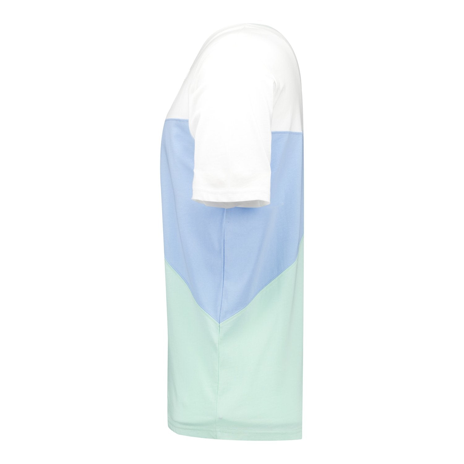 Mens Pastel Diagonal Panel T-shirt Multicolor Real Madrid