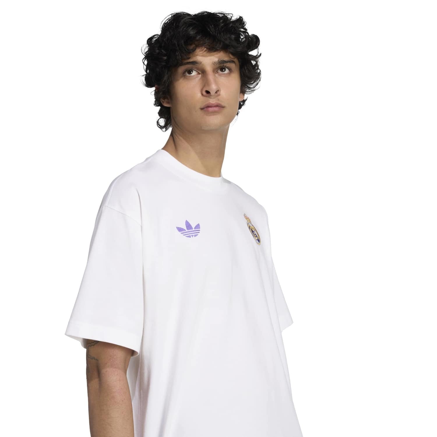 Mens adidas Originals LFSTLR T-Shirt 25/26 White – Real Madrid