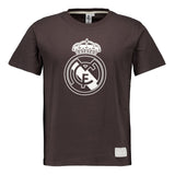 Camiseta Hombre Color Crest Marrón Oscuro Real Madrid