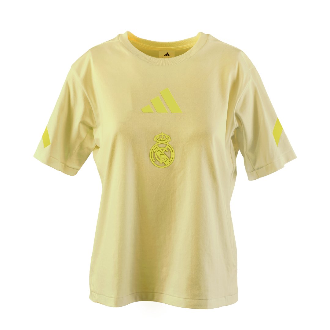 Womens adidas Real Urban T-Shirt Yellow