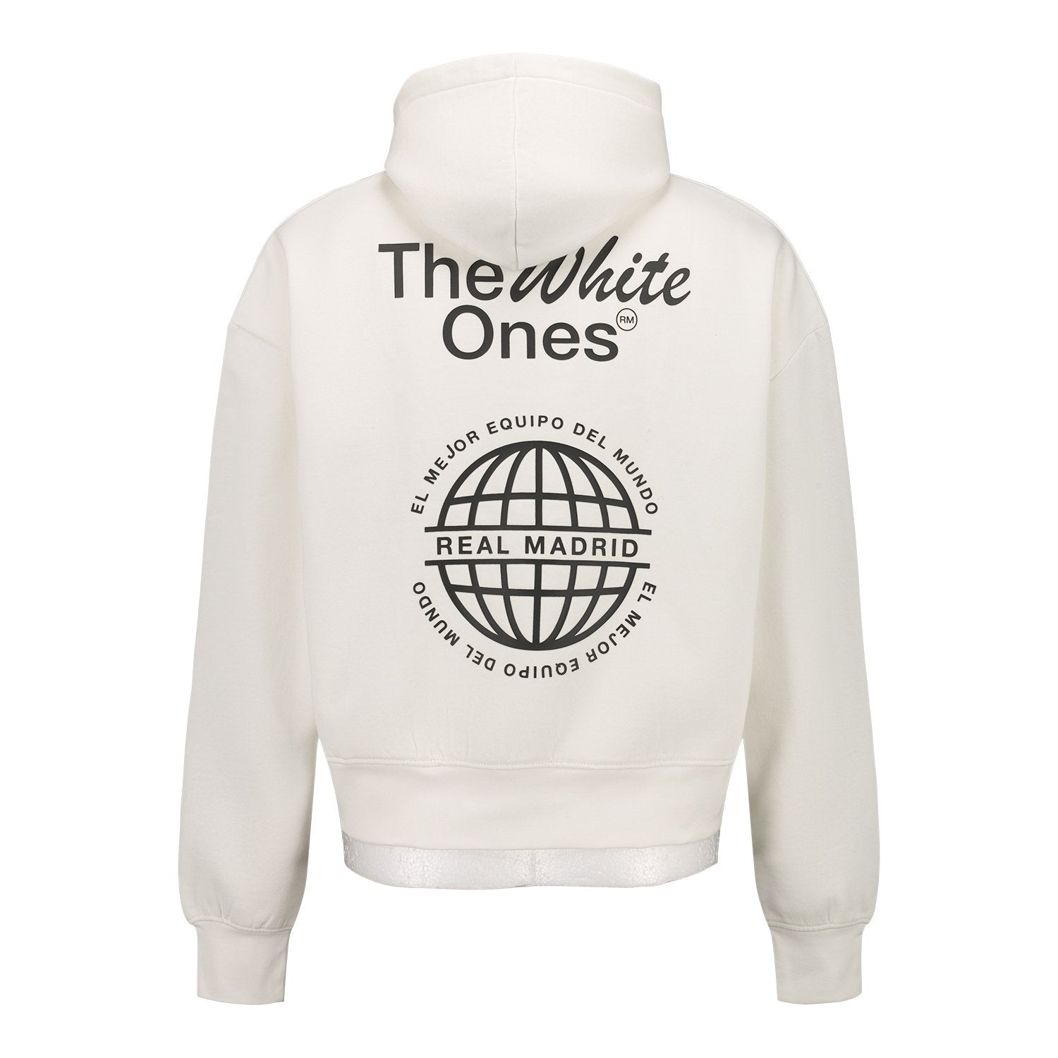 Mens The White Ones Graphic Hoodie White