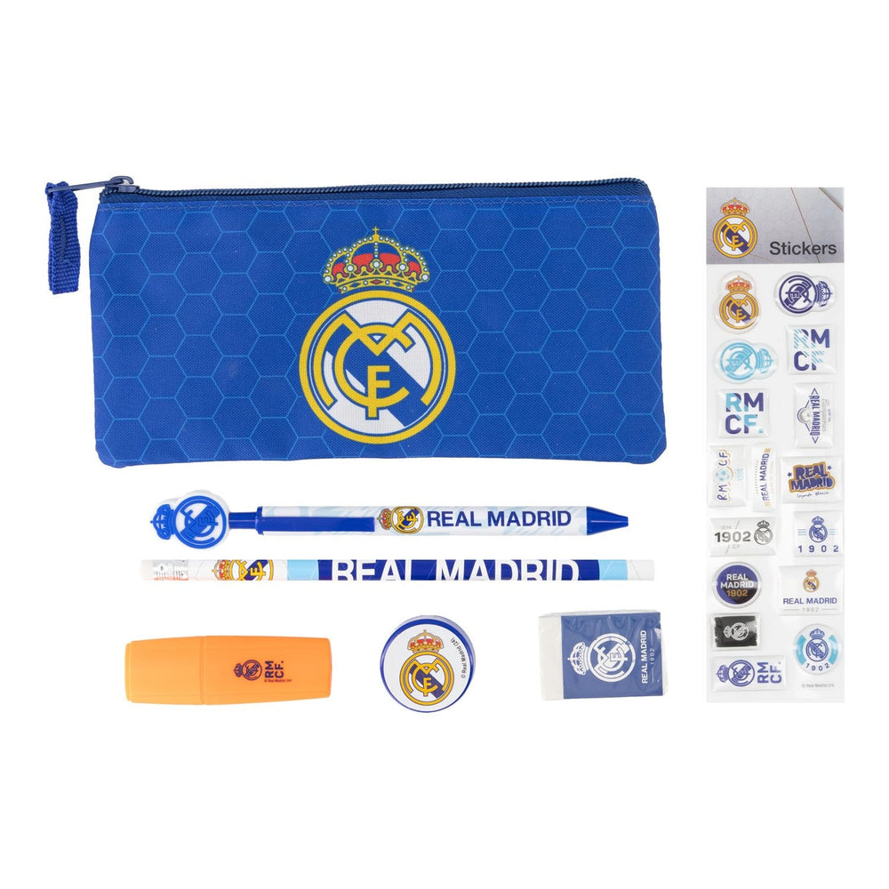 Stationery Set With Stickers Real Madrid