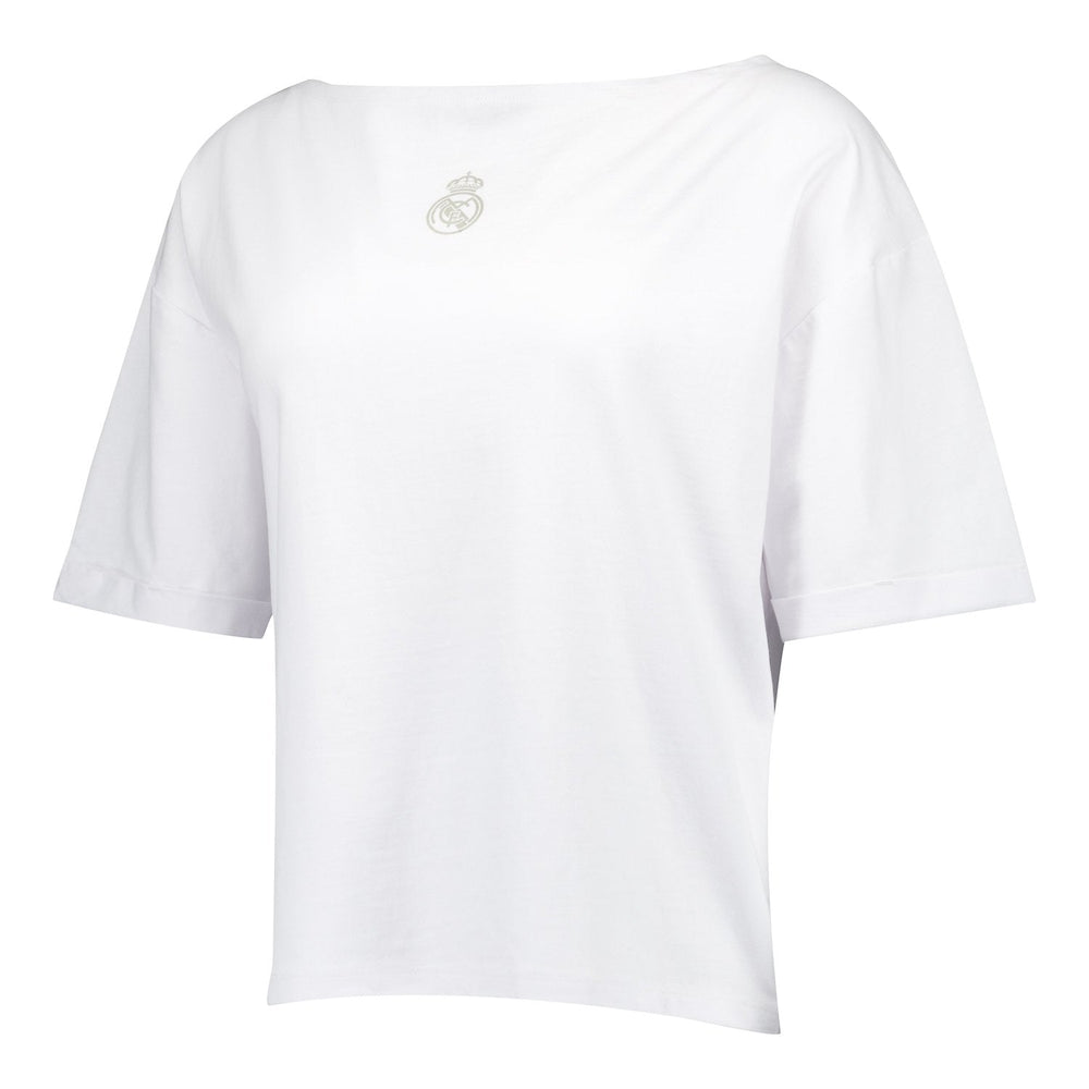 Womens Real Madrid White Dreams Pijama Set T- Shirt & Long Wide Trousers Green