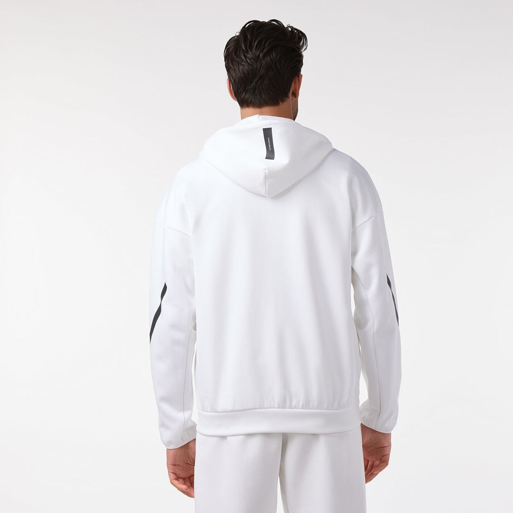 Mens adidas Real Urban Full Zip Hoodie White