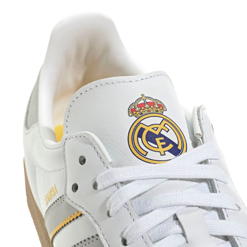 adidas Samba Real Madrid Shoes 25/26 White
