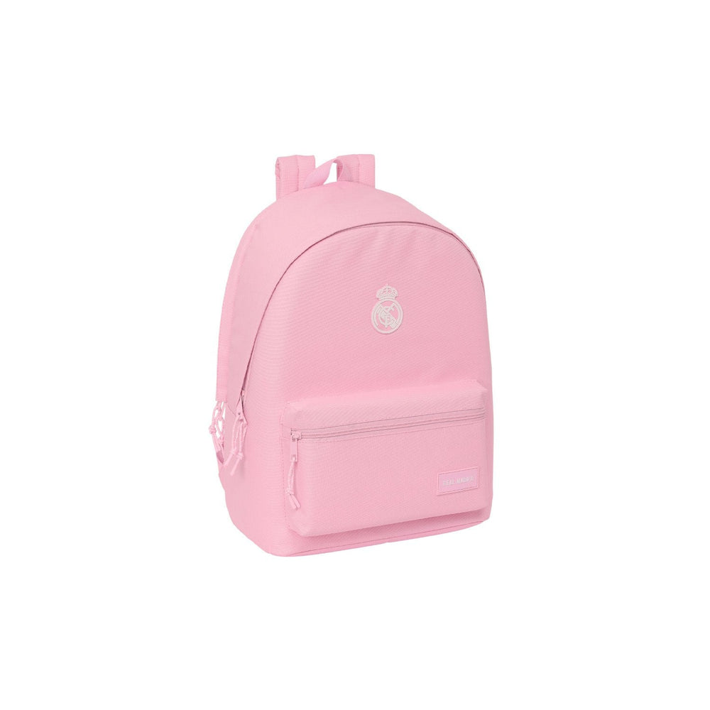Laptop Backpack Real Madrid C.F. Pink 31 x 44 x 18 cm