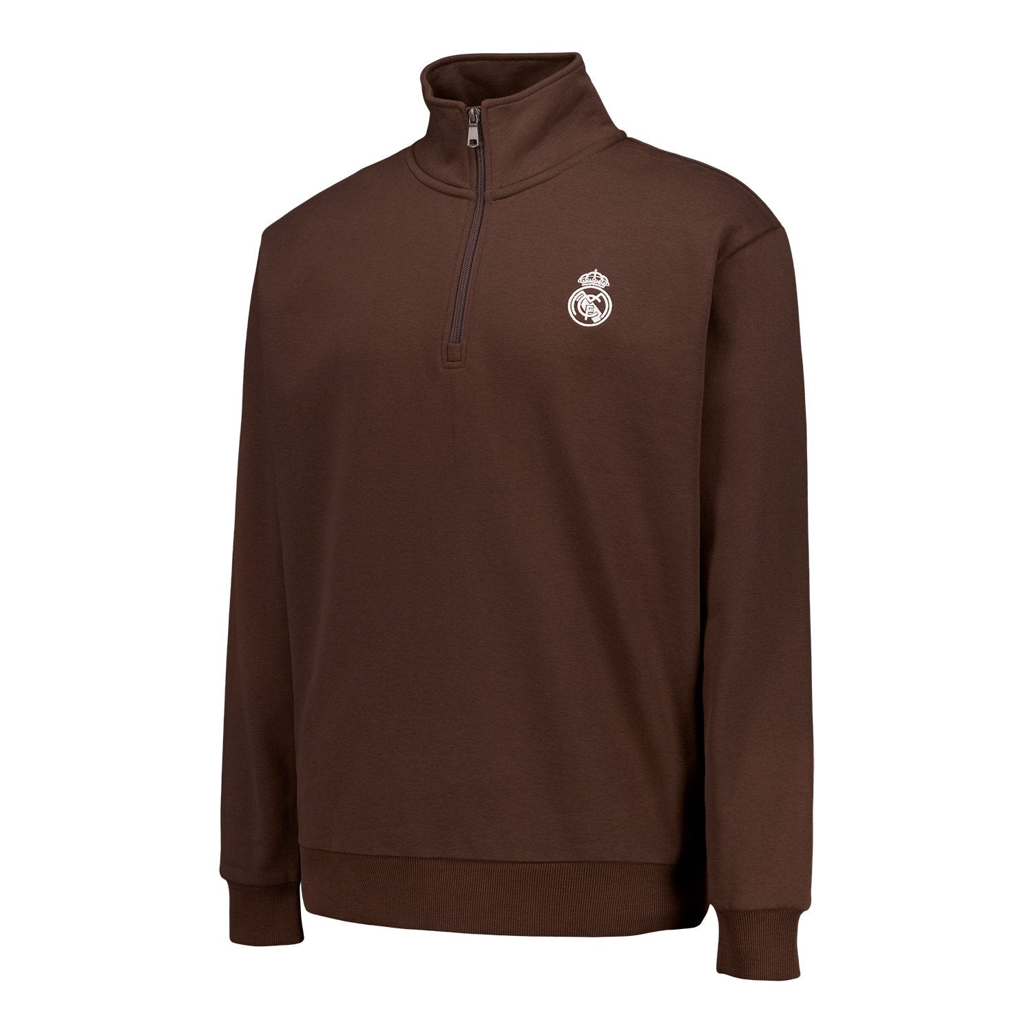 Mens Classic Zip Sweatshirt Brown – Official Real Madrid Store