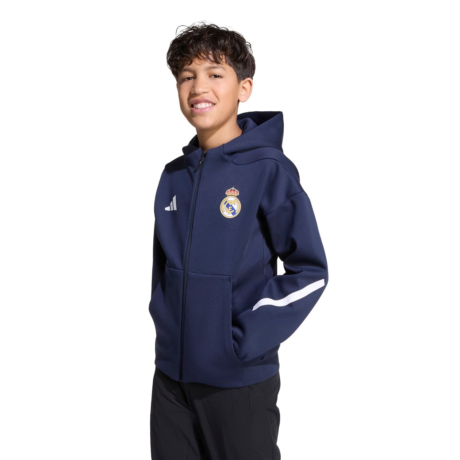 Kids adidas Anthem Jacket 25/26 Navy – Official Real Madrid Store