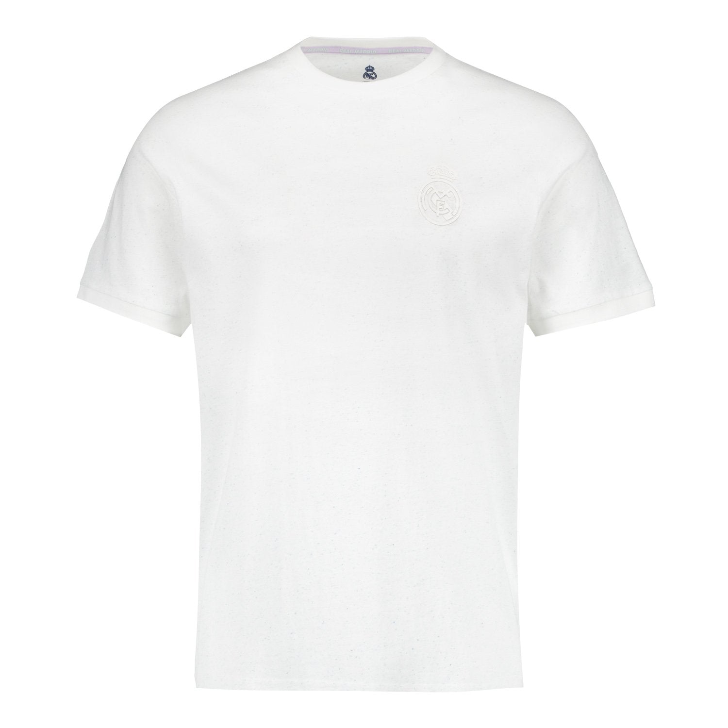 Mens Pastel Cotton Nep T-Shirt Off White Real Madrid