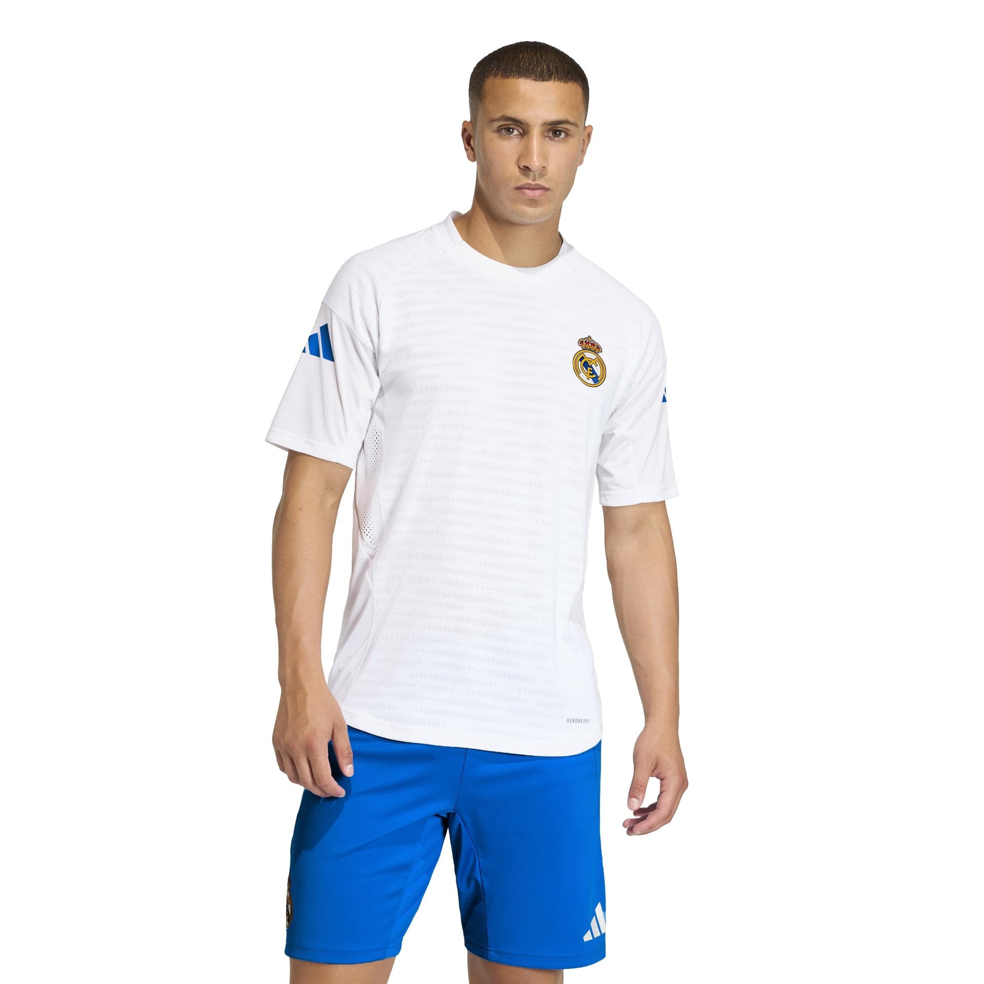 Mens adidas UCL Pro Training Shirt 25/26 White – Official Real