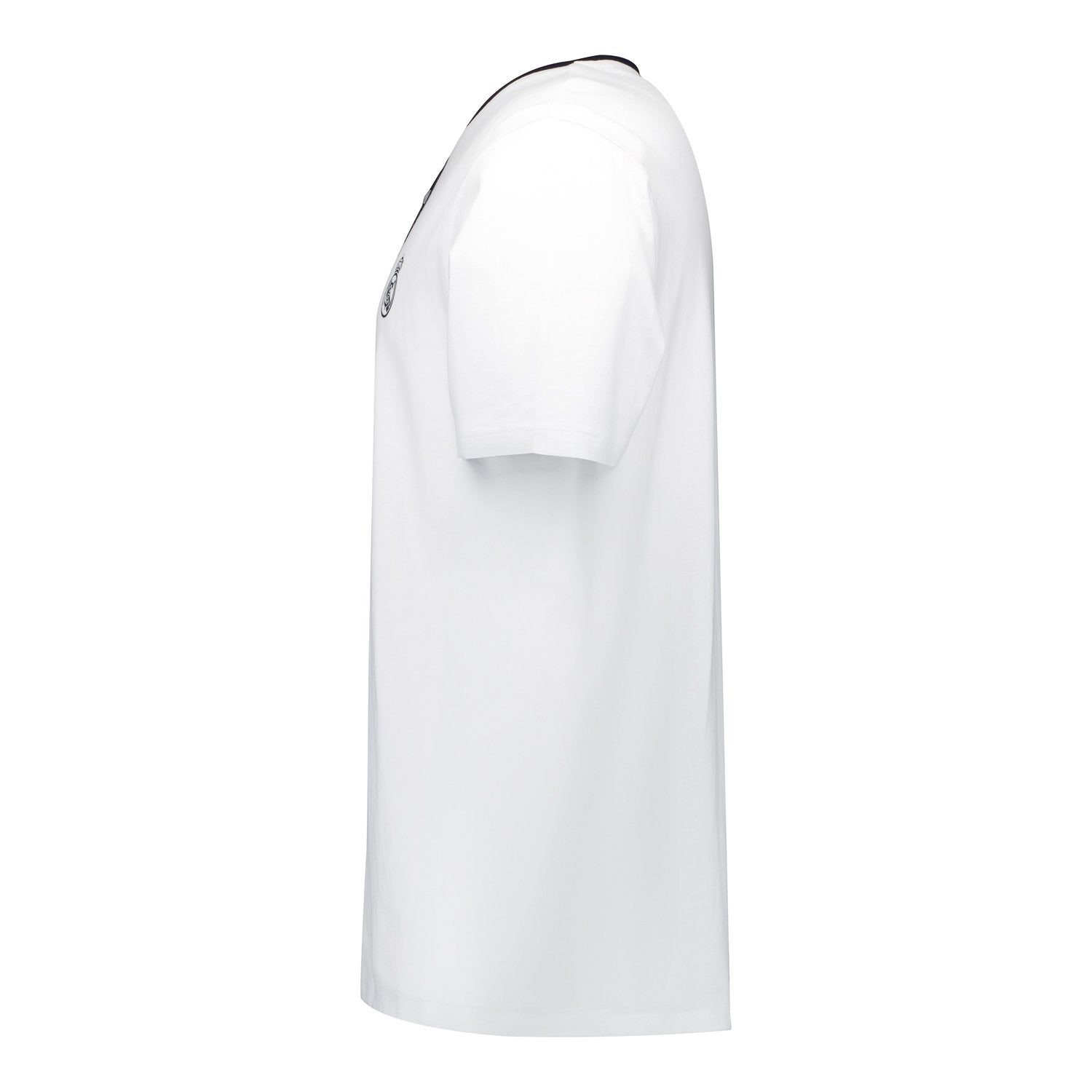 Mens Real Madrid White Dreams Pijama Set T-Shirt & Fleece Trousers Navy