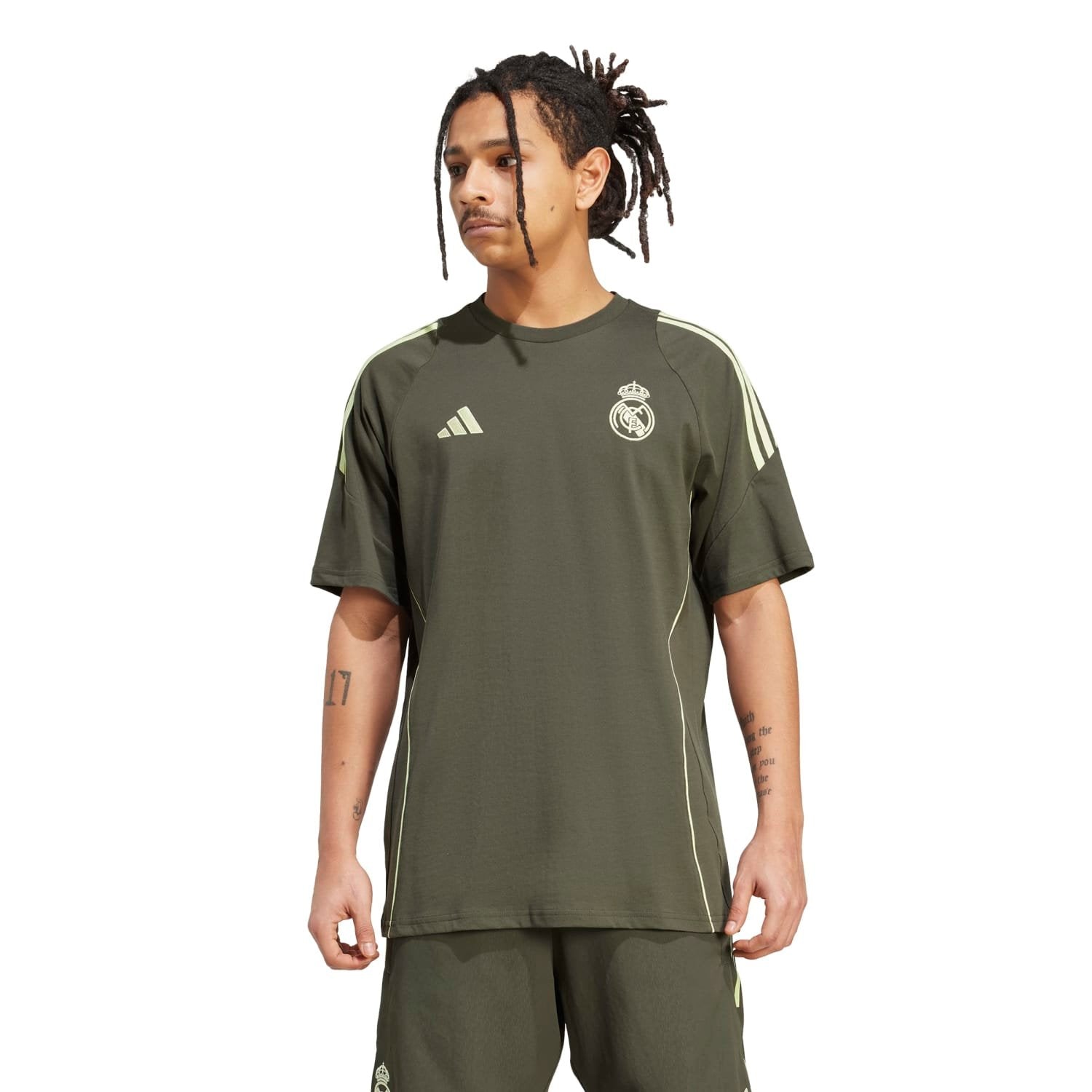 5月26日まで‼️ Real Madrid トレーニングシャツ XL Mens adidas Training T-Shirt 25/26 Dark Olive – Official Real