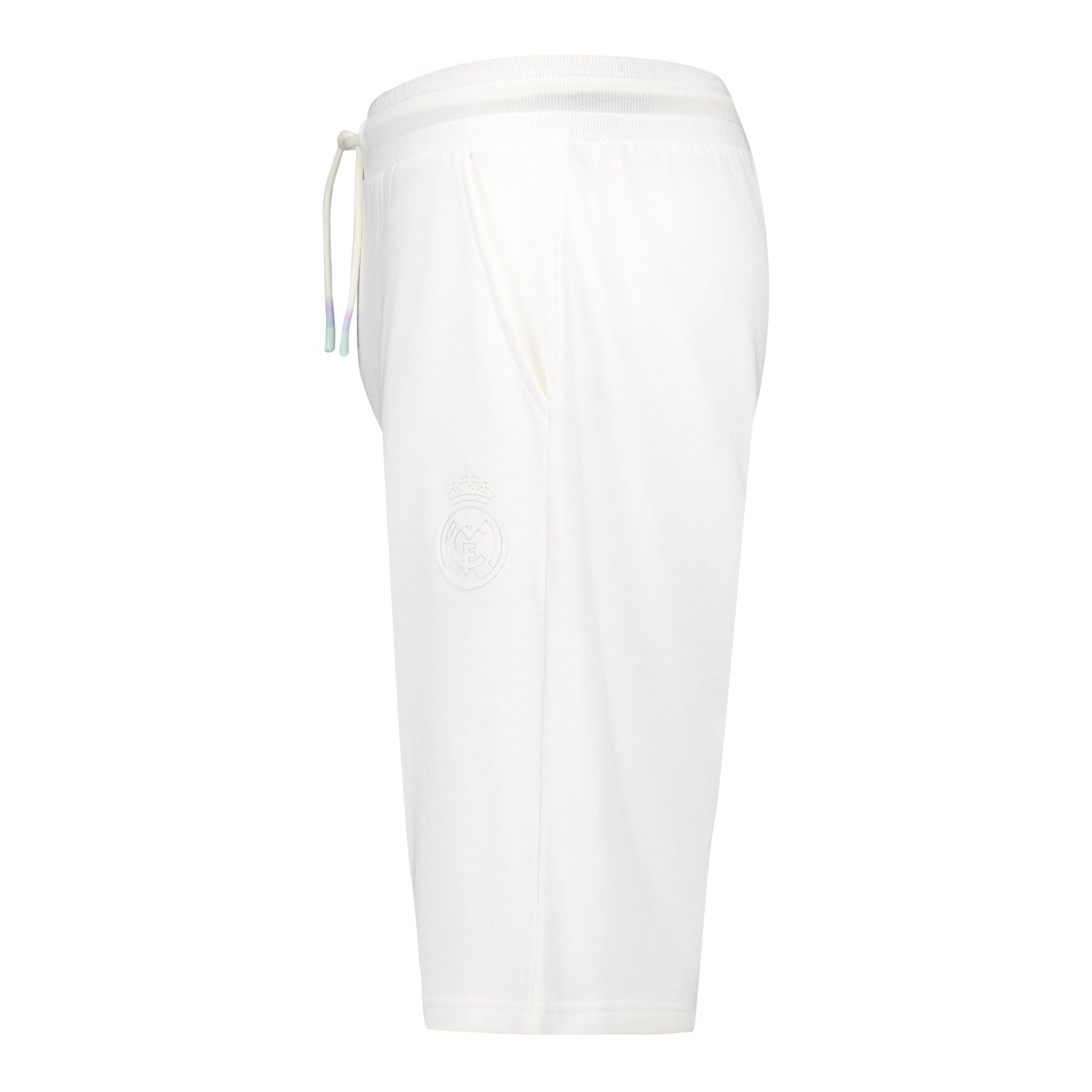 Mens Pastel Sweat Shorts White Real Madrid