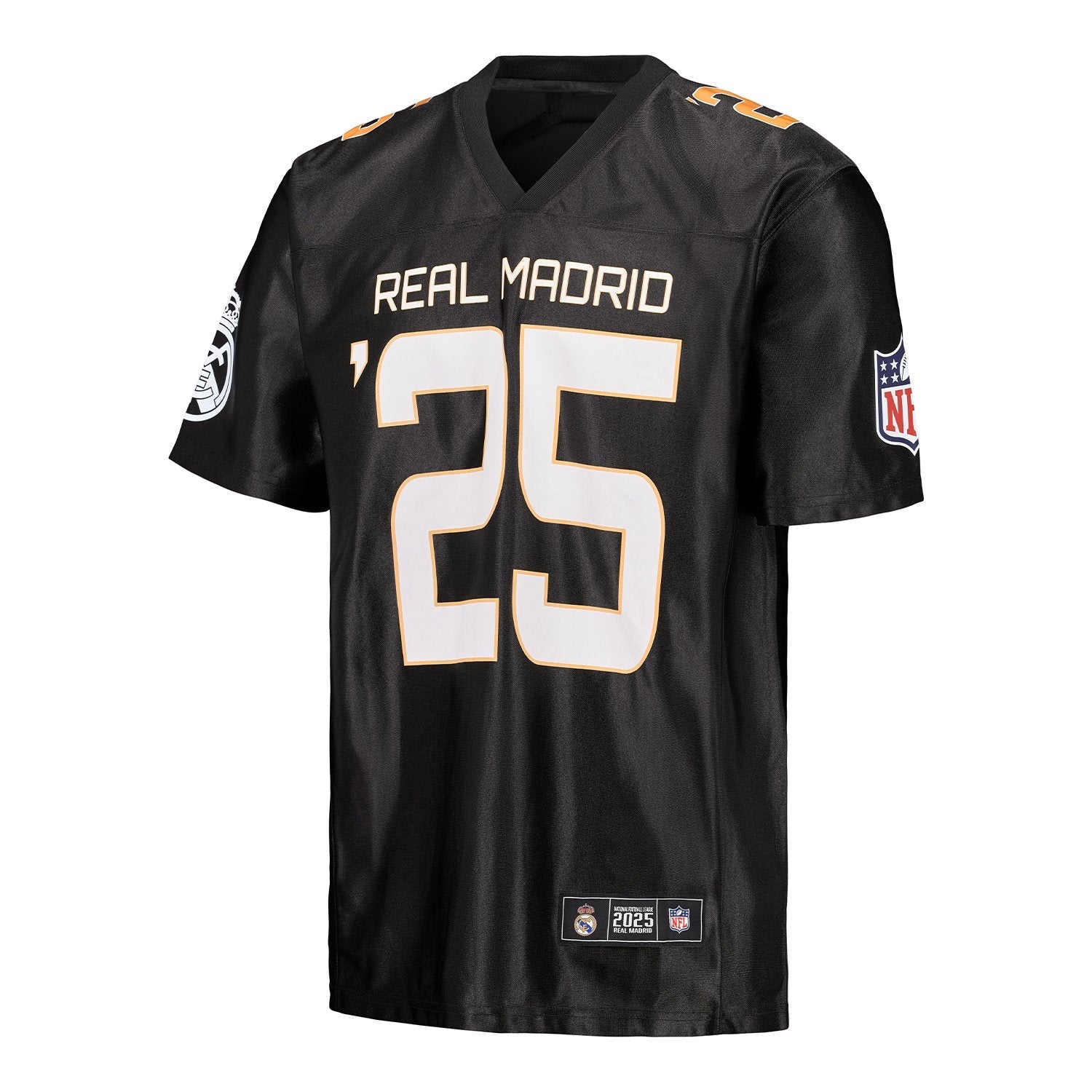 Mens Real Madrid x NFL Shirt Black