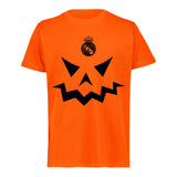 Kids’ Orange Pumpkin Halloween T‑Shirt Real Madrid