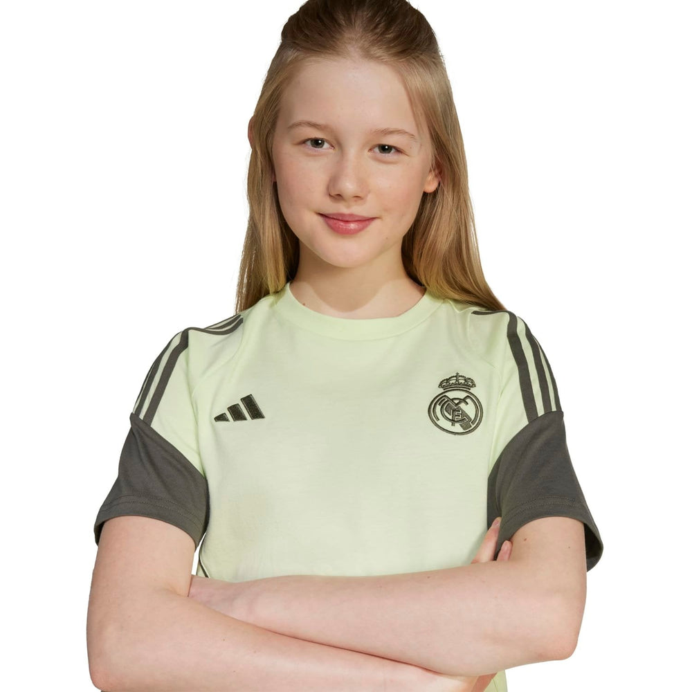 Kids adidas Training T-Shirt 25/26 Lime Green