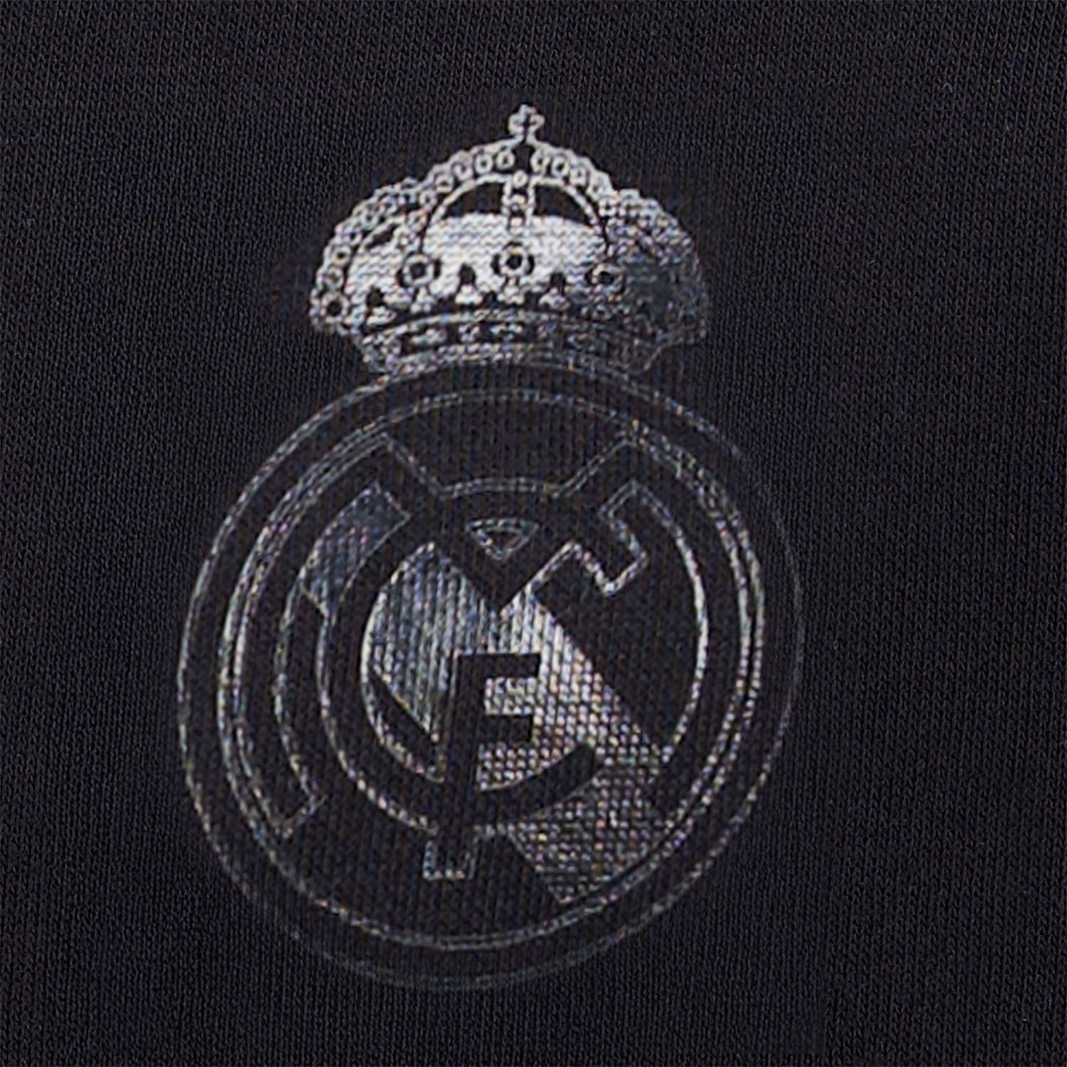 Mens Blackout Track Top Tape Black Real Madrid – Official Real