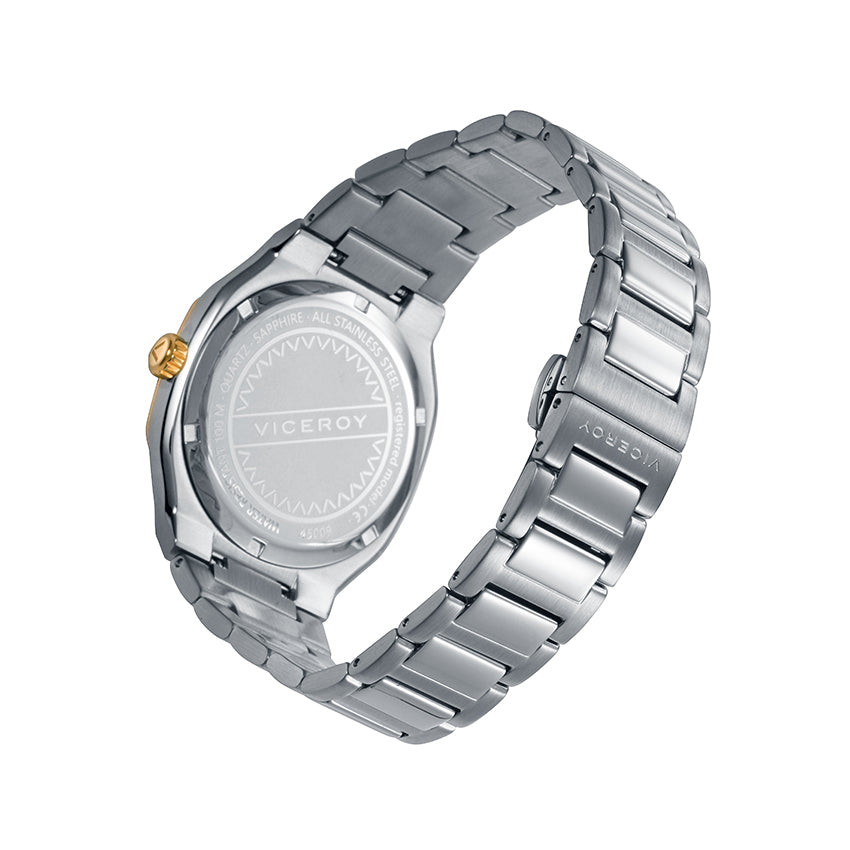 Men’s Two-Tone Steel Watch with Gold Strap by Viceroy