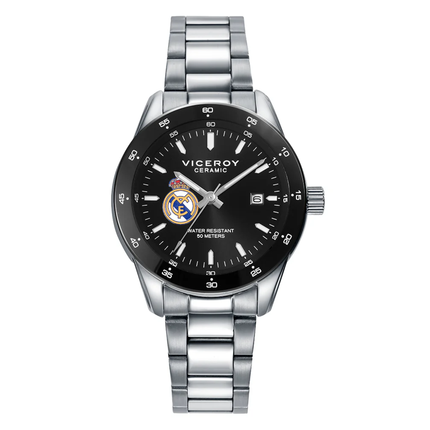 Reloj Niño con Correa de Acero y Cerámica Plateado Viceroy