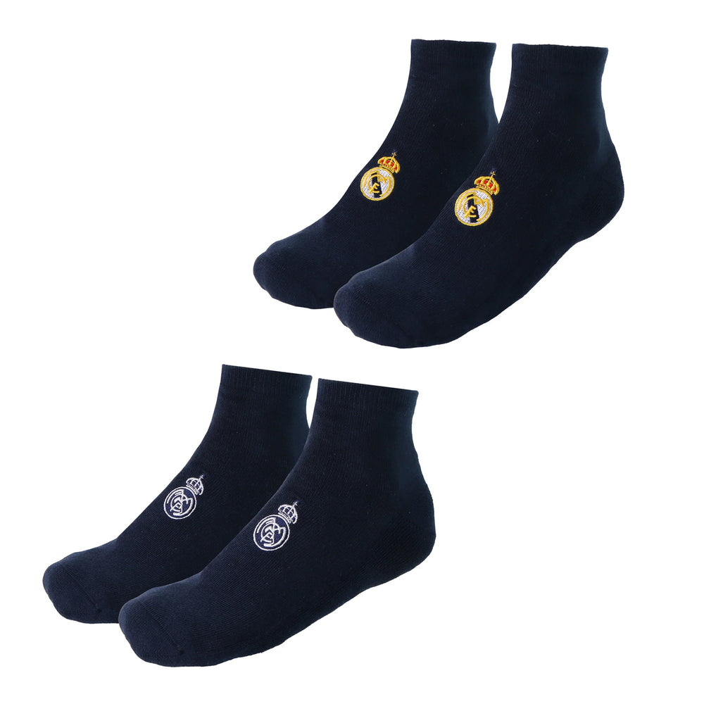 Pack de 2 Calcetines Cortos Azul Oscuro