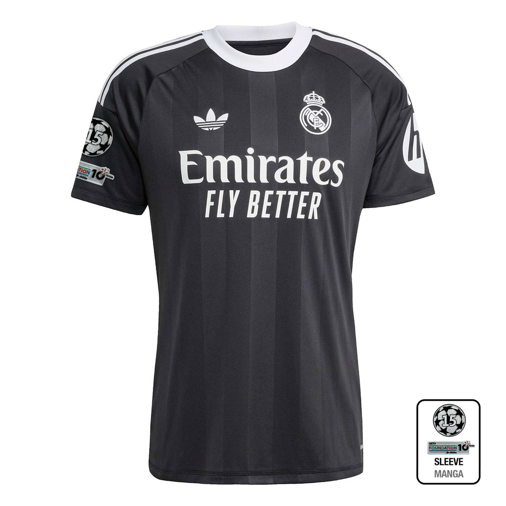 Camiseta Hombre Portero Tercera Equipación Negra 25/26