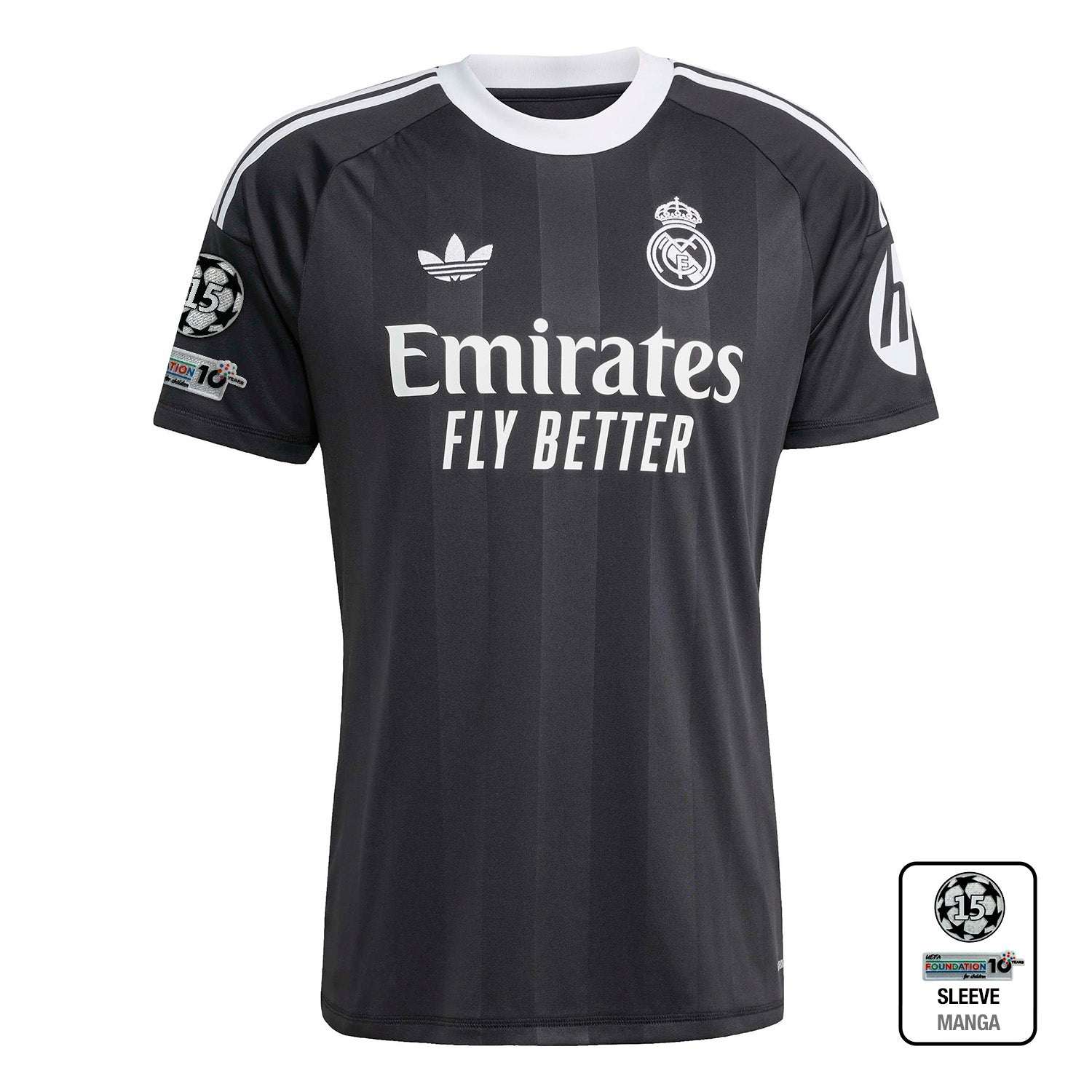 Camiseta Hombre Portero Tercera Equipación Negra 25/26