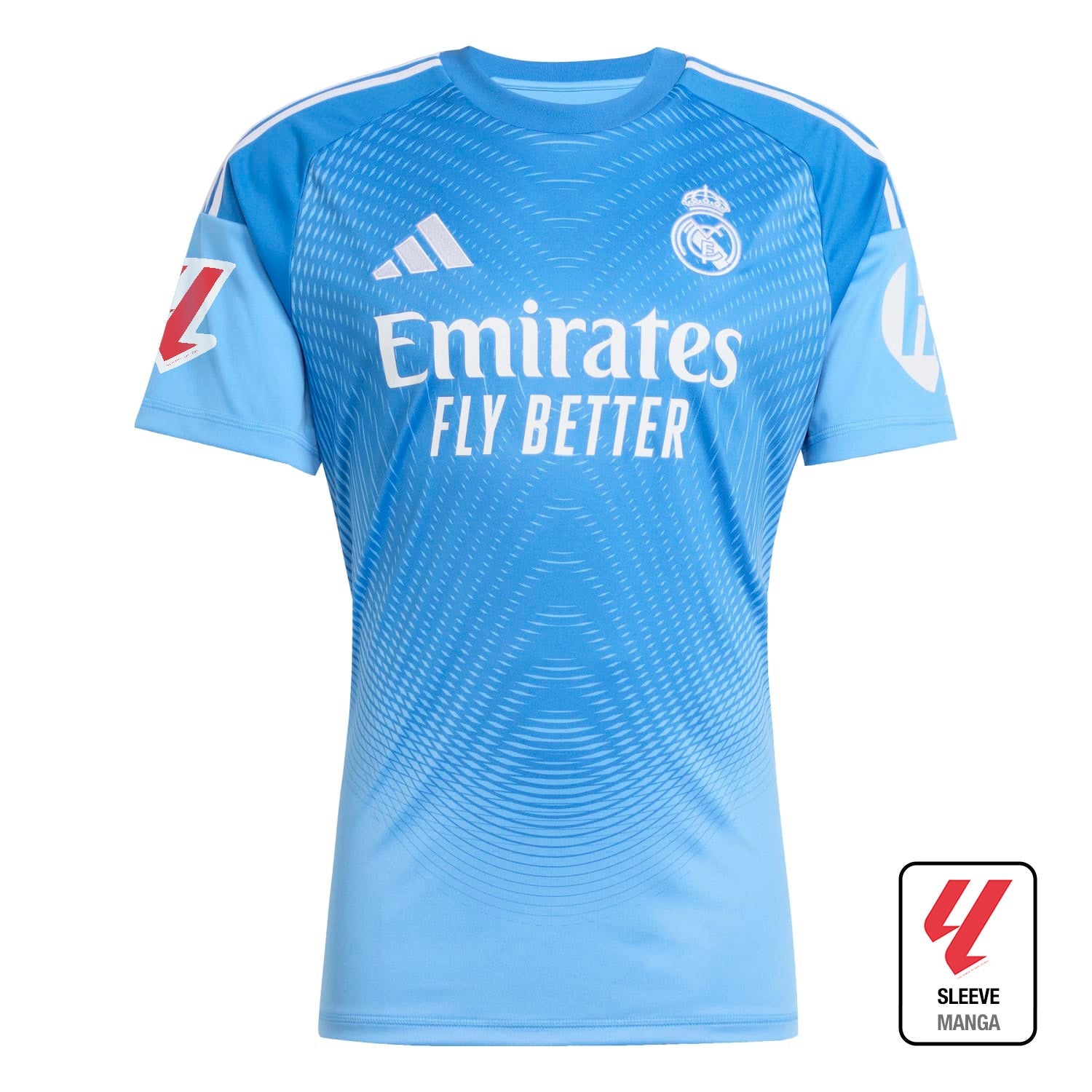 Mens Goalkeeper Shirt 25/26 Blue – Real Madrid Europe Store