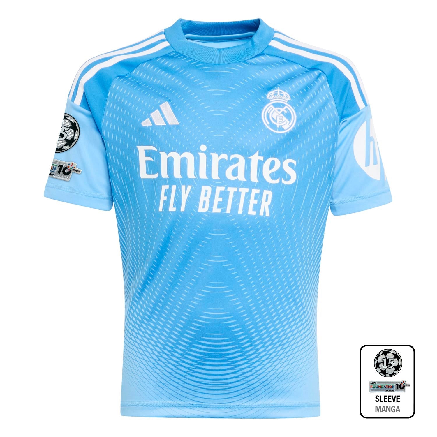  Real Madrid シャツ Mサイズ 水色 Kids Goalkeeper Jersey 25/26 Blue – Official Real Madrid Store