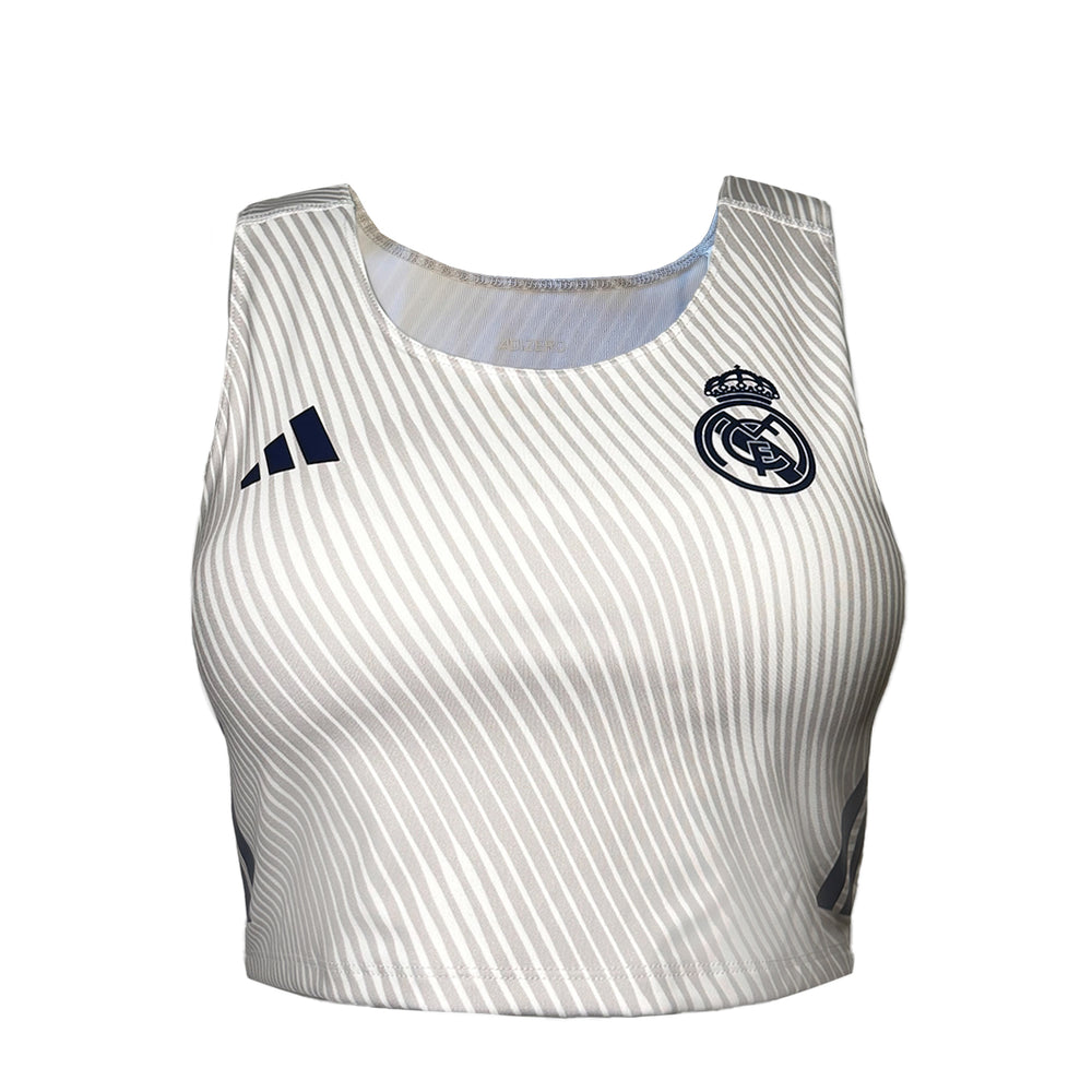 Womens adidas Running Crop Shirt White